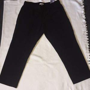 Black loose fitting pants